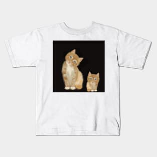 Mother and son cats Kids T-Shirt